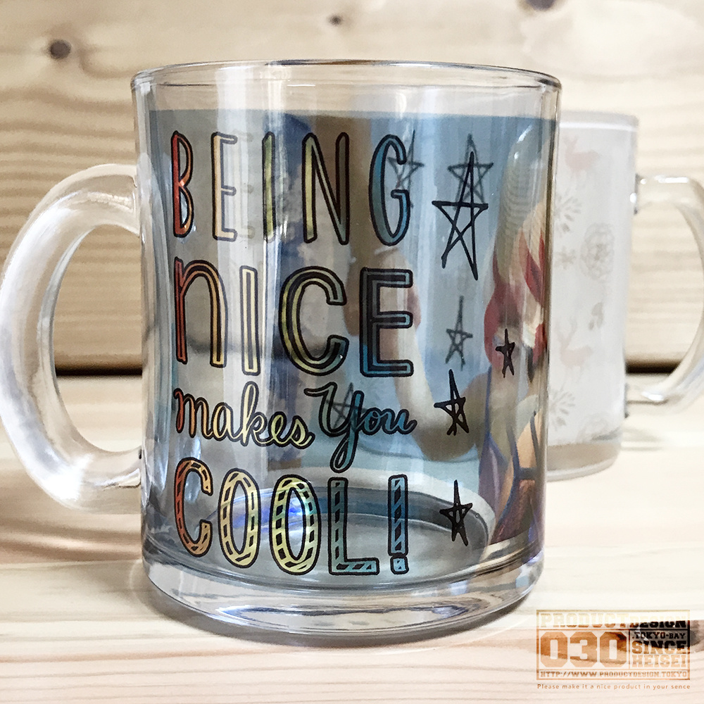 ガラスマグカップ