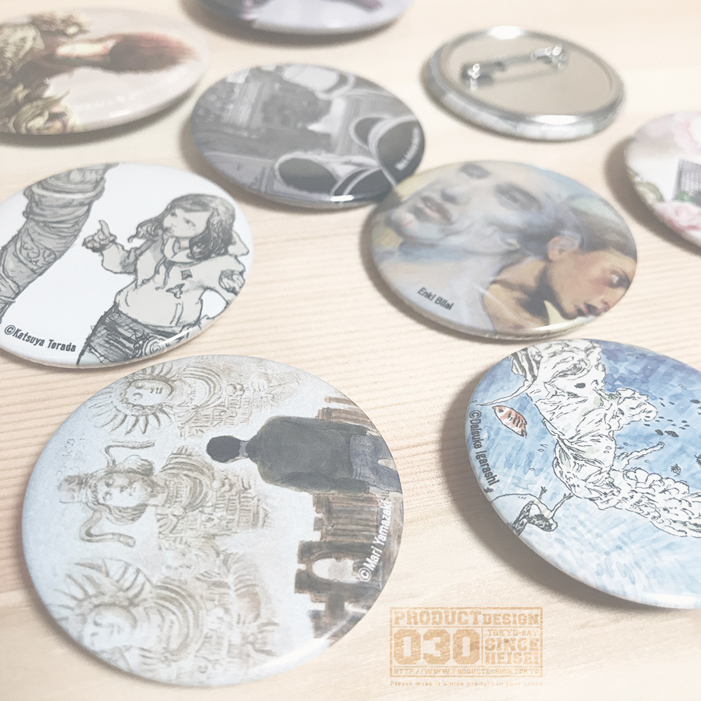 缶バッジ　缶ミラー