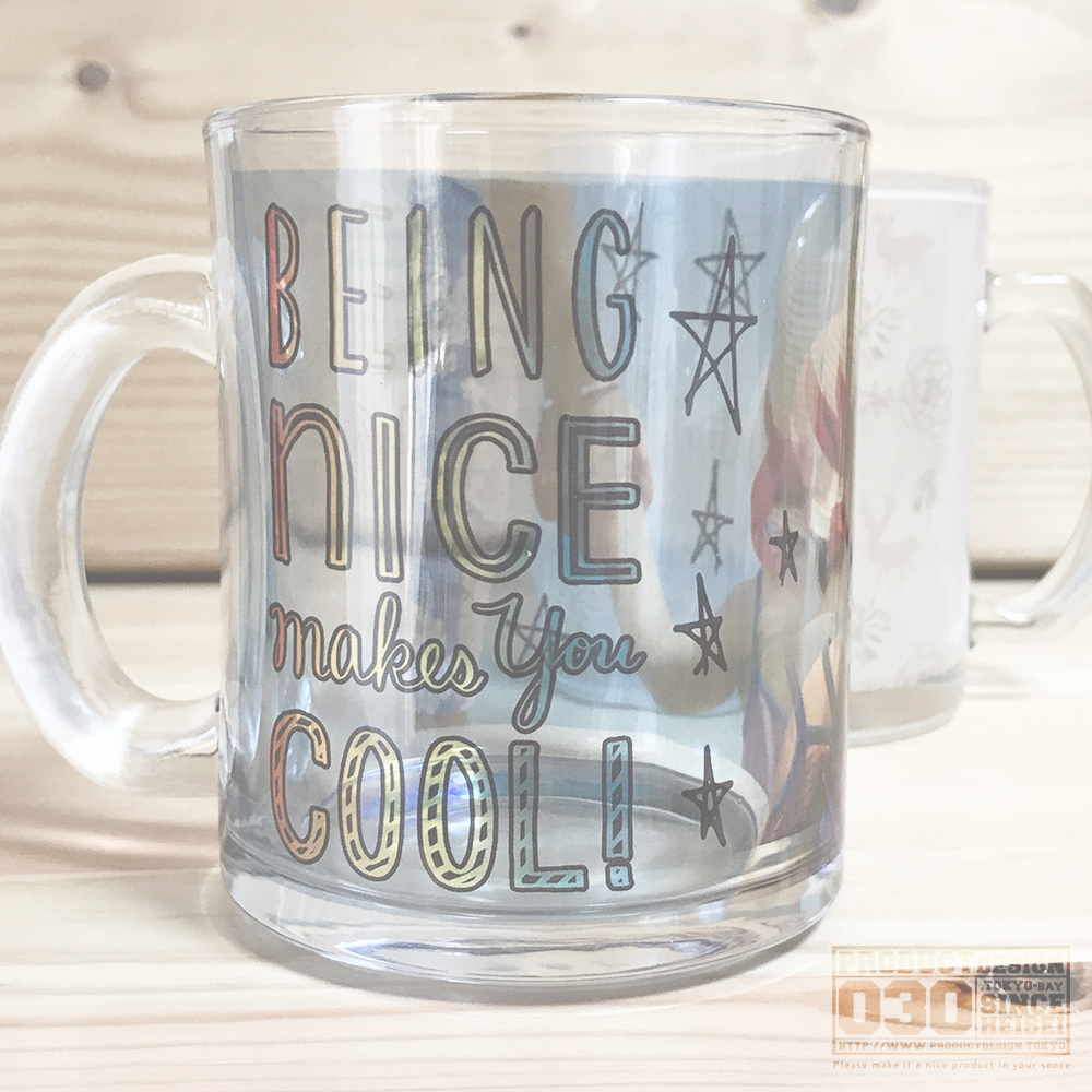 ガラスマグカップ