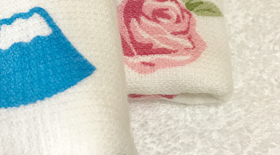 ガーゼ×パイルタオル