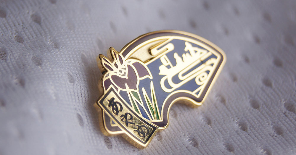 ピンバッジ_七宝合成