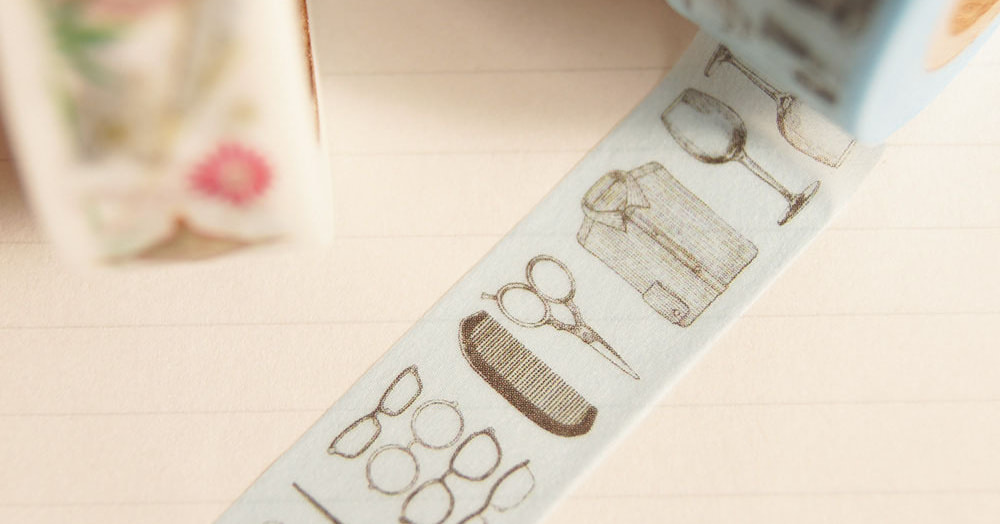 マスキングテープ_真上