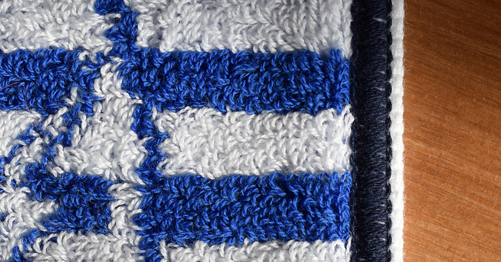 毛違いジャガードタオル_端